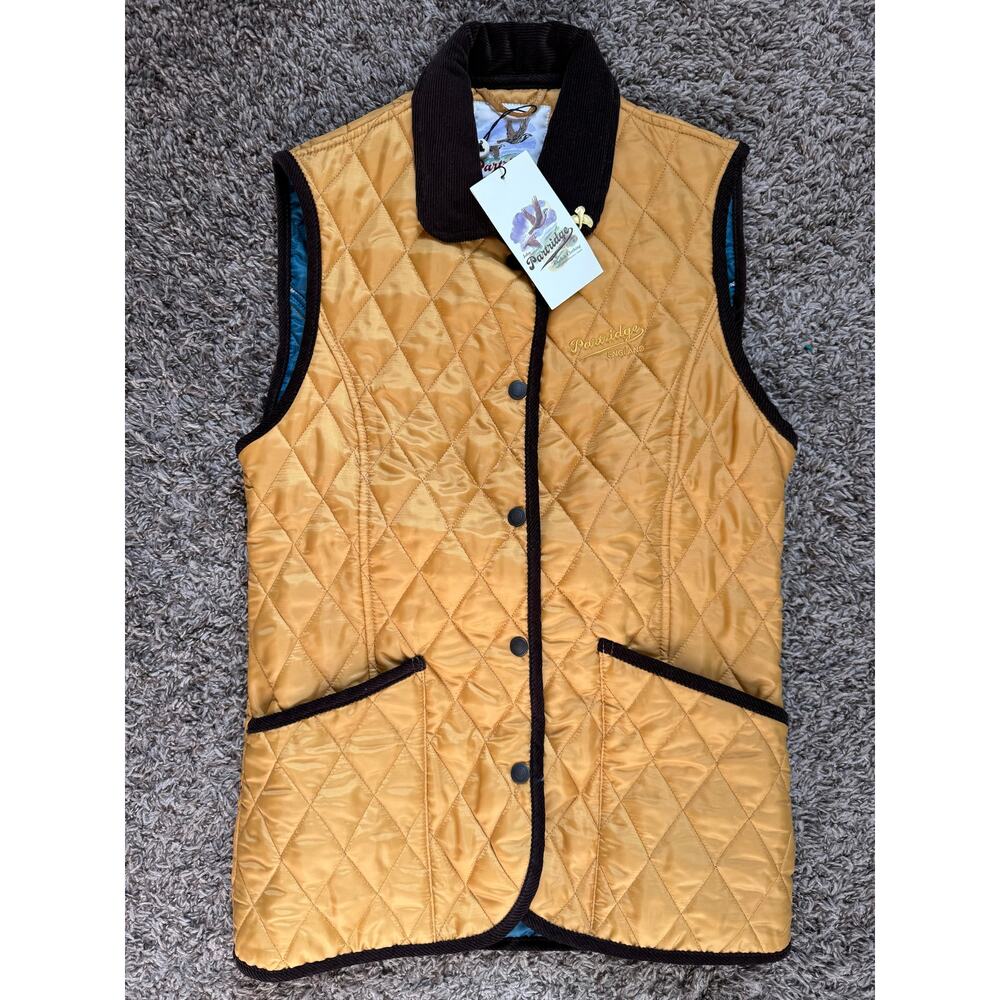John Partridge Women’s Classic Moorlands Gilet Quilted Vest Size Small NWT
